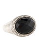 David Yurman Onyx & Diamond Cocktail Ring
