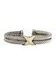 David Yurman Two-Tone Double Cable X Bracelet