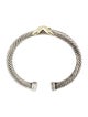 David Yurman Two-Tone Double Cable X Bracelet