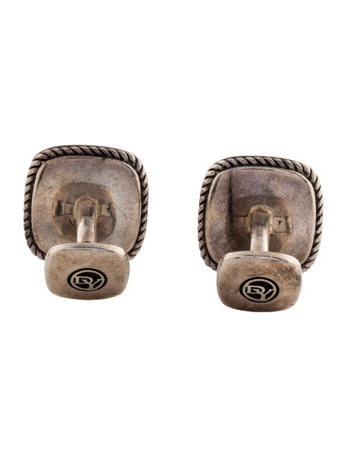 David Yurman Malachite Inlay Cufflinks