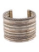 David Yurman 1.58ctw Diamond Stax Wide Cuff Bracelet