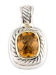 David Yurman Citrine Albion Enhancer Pendant