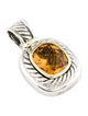 David Yurman Citrine Albion Enhancer Pendant