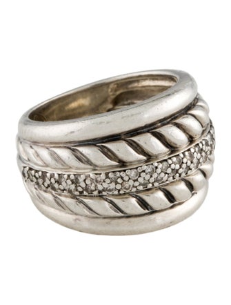 David Yurman Diamond Thoroughbred Band