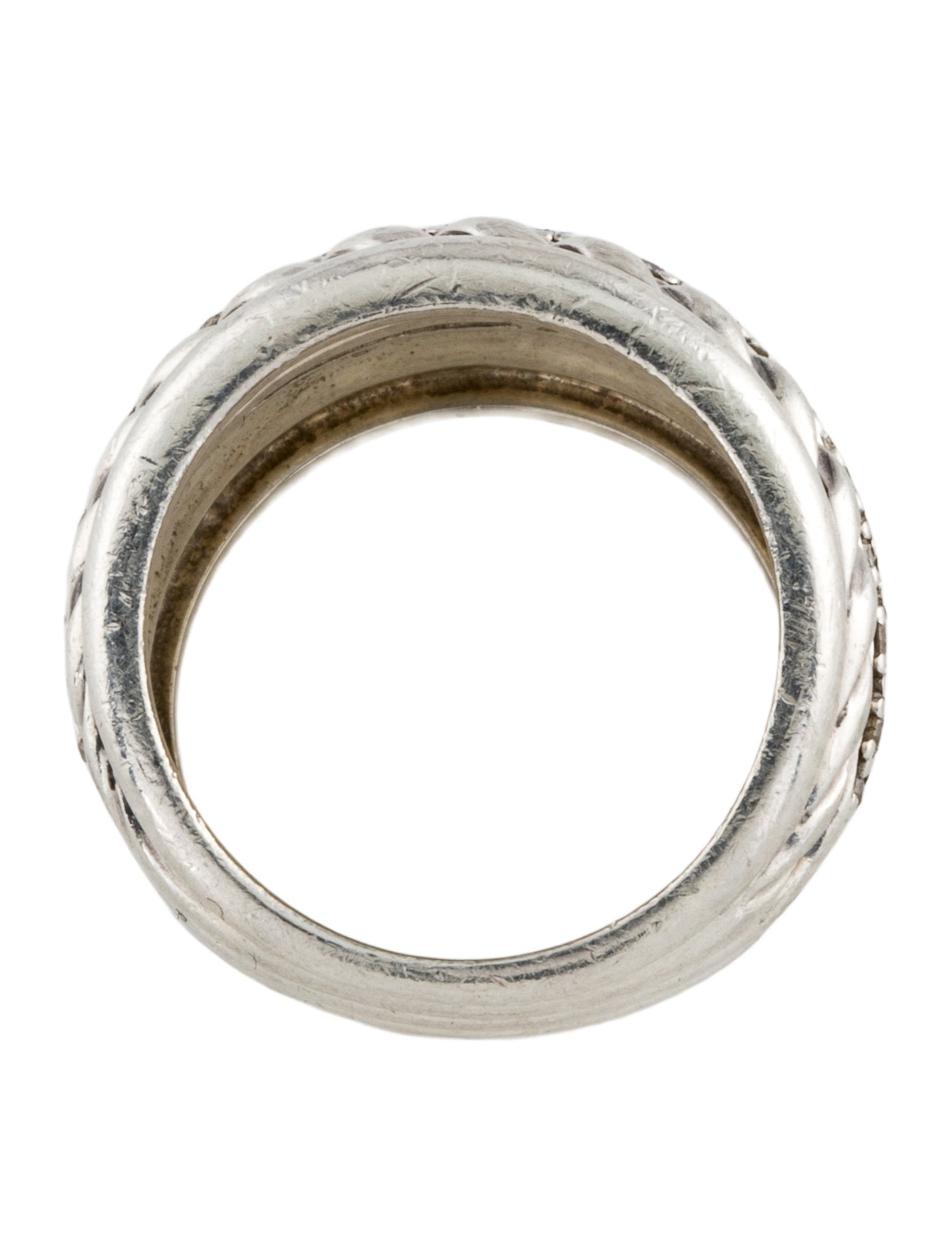 David Yurman Diamond Thoroughbred Band