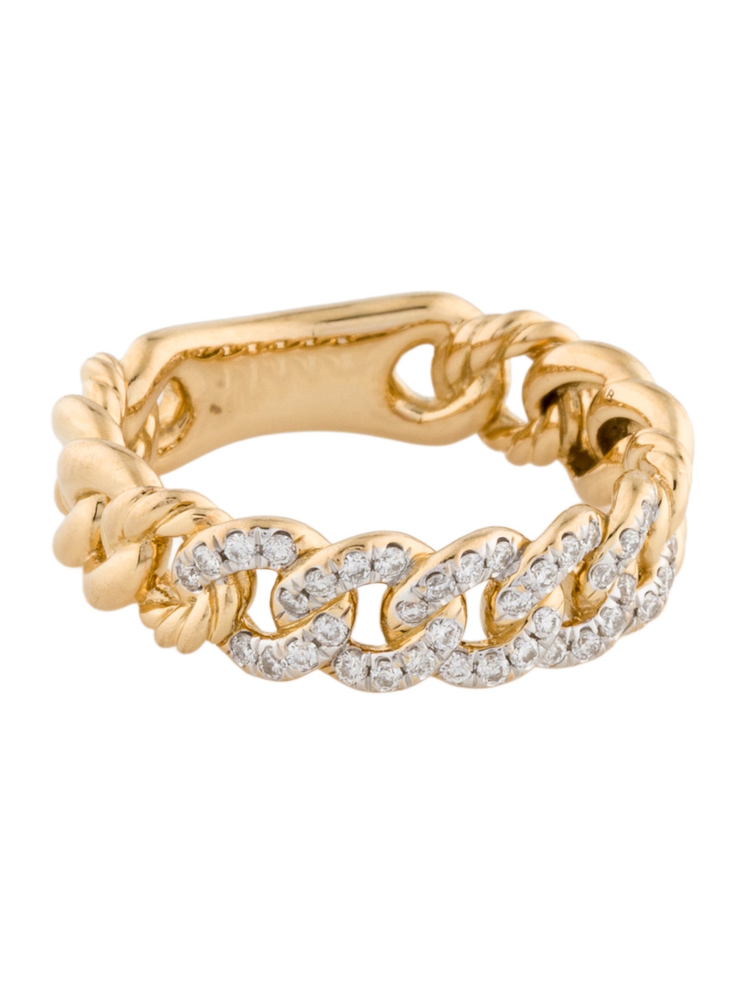 David Yurman Belmont Curb Link Band Ring