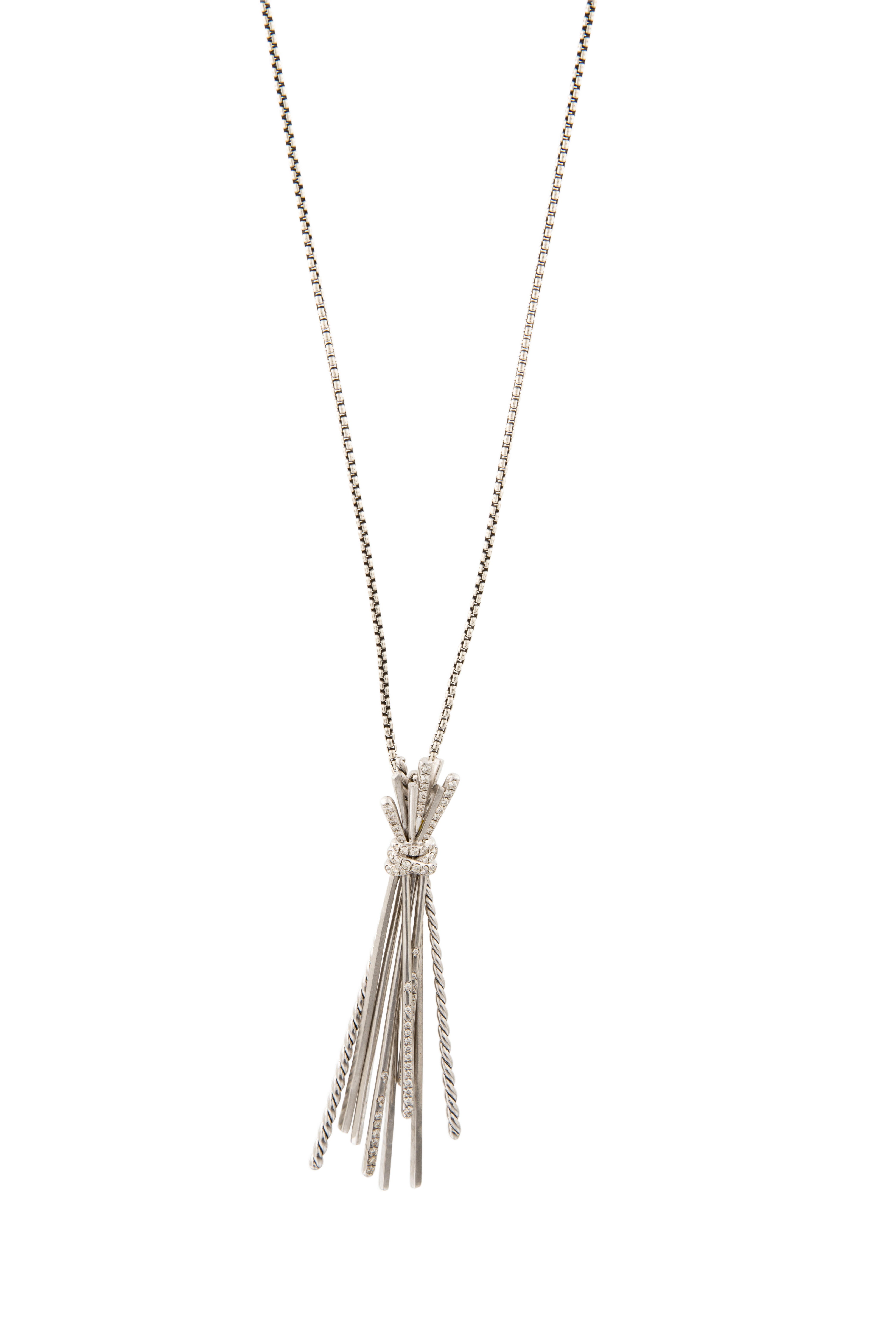 David Yurman Diamond Angelika Y Necklace