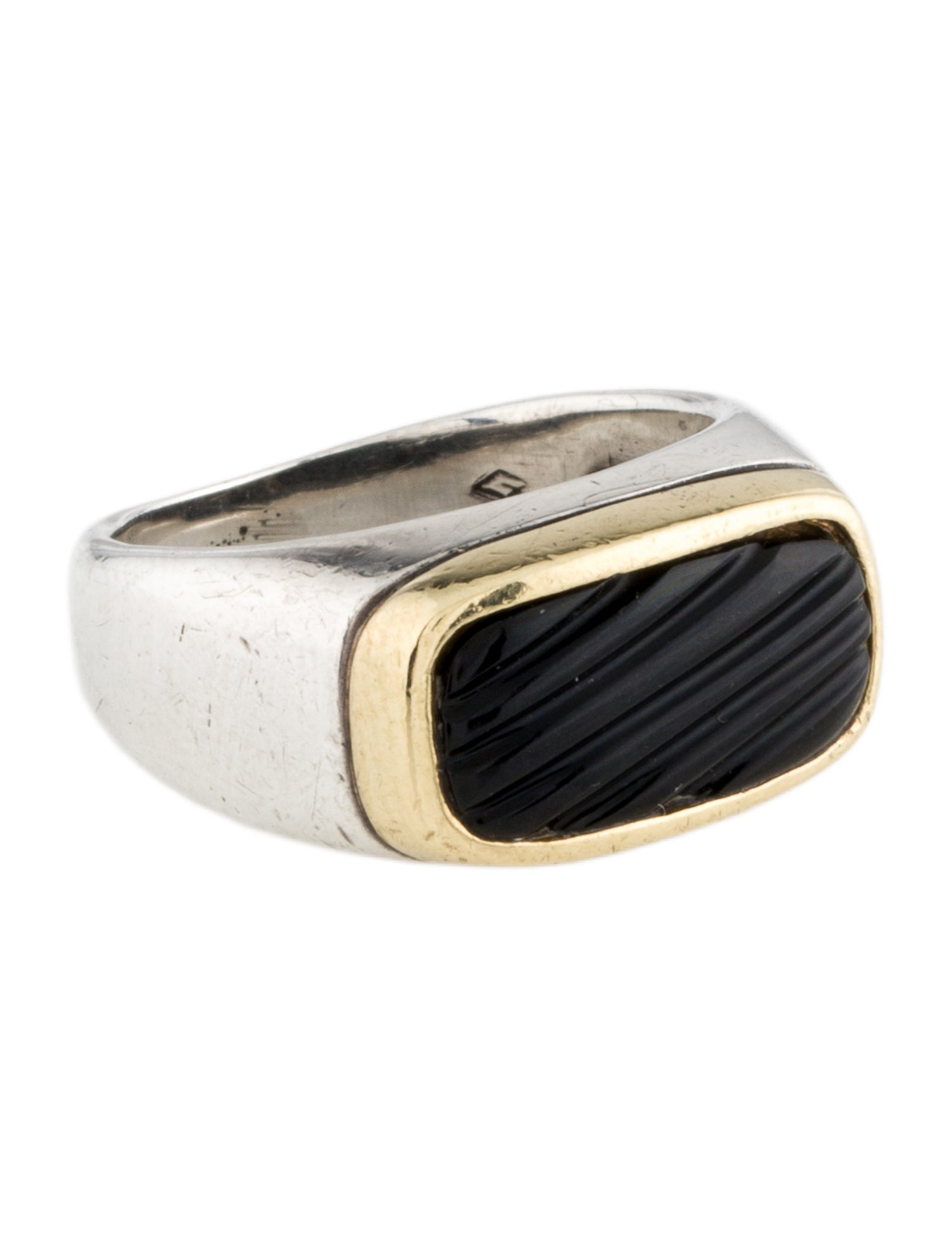 David Yurman Onyx Signet Ring