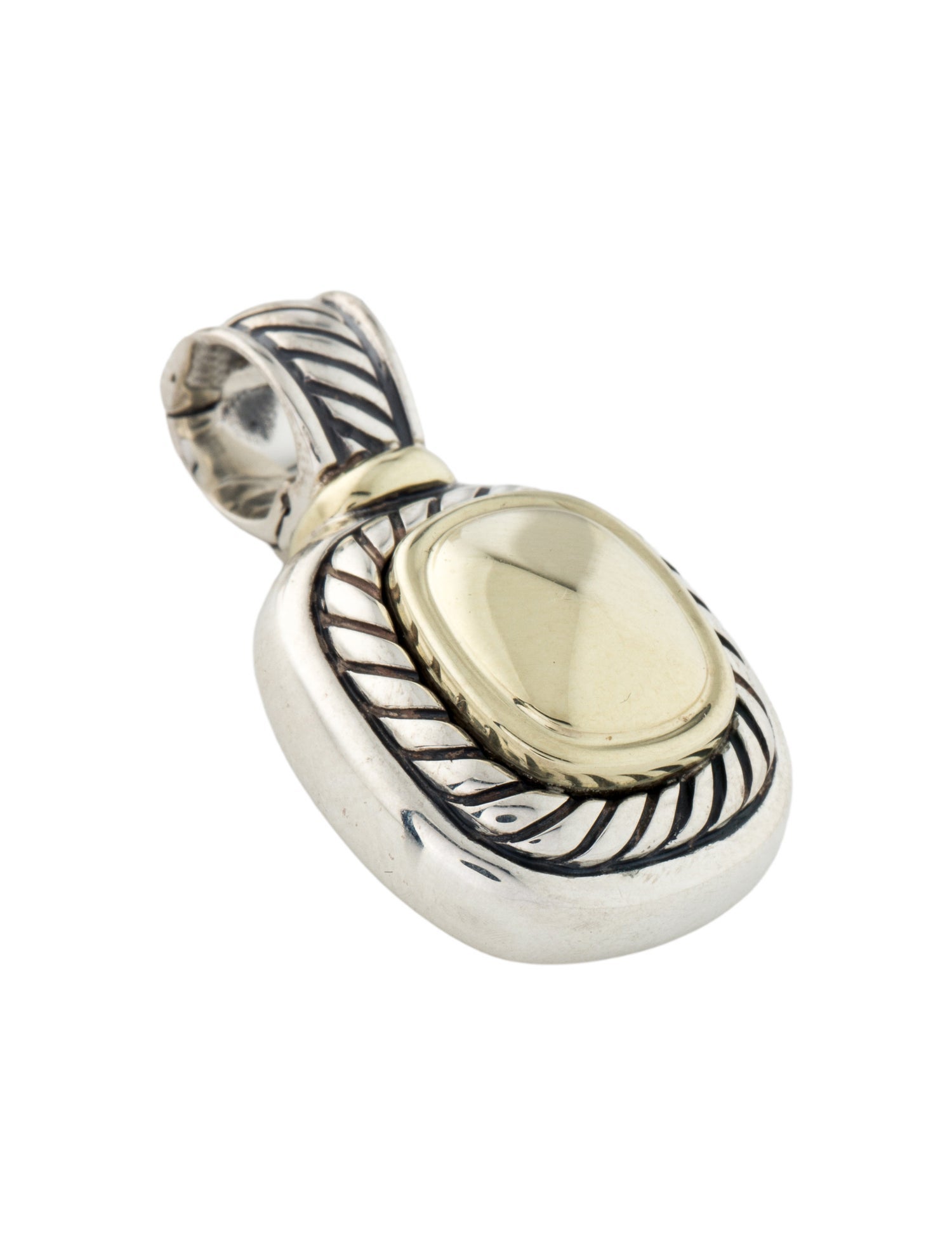 David Yurman Two-Tone Albion Enhancer Pendant