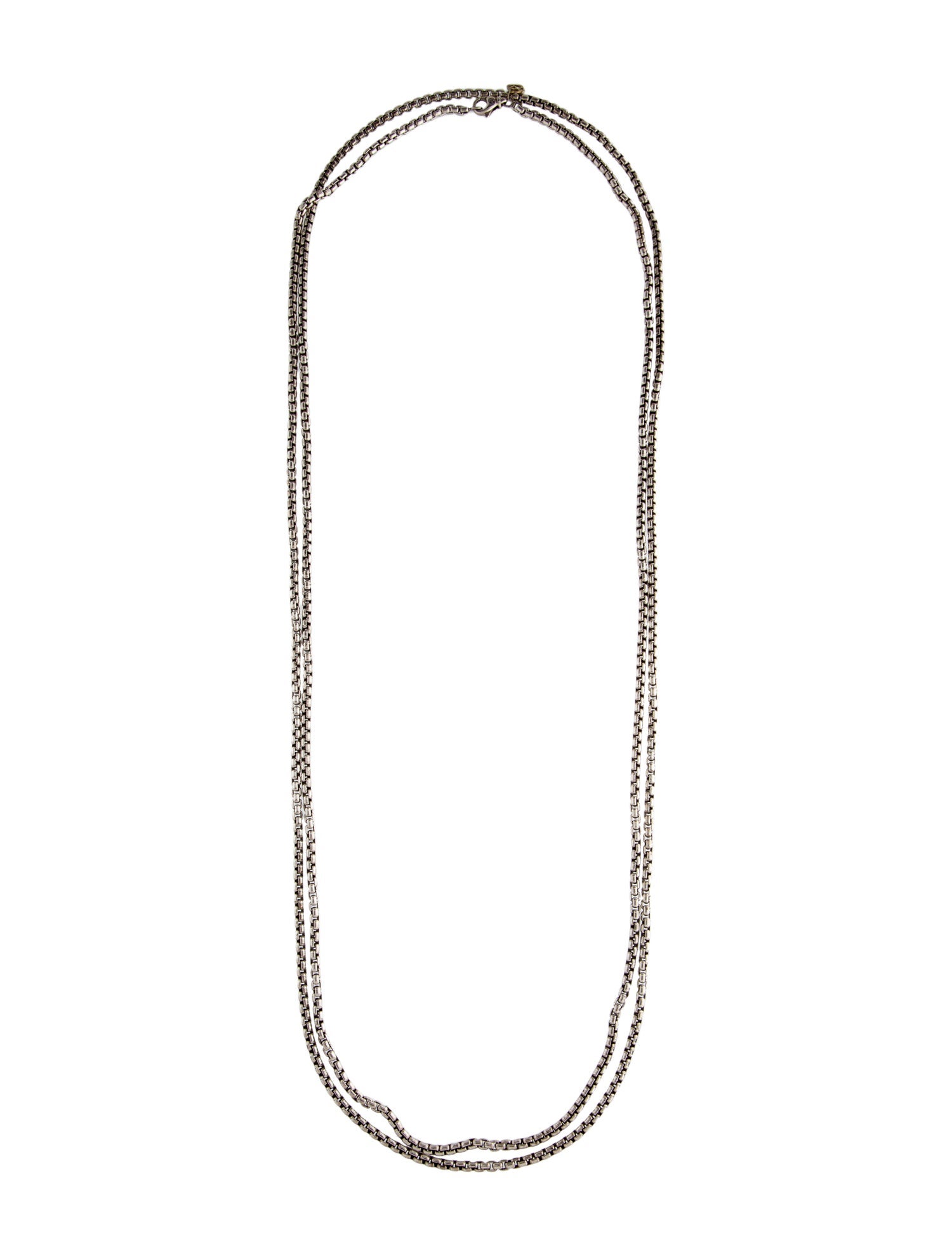 David Yurman Box Chain Necklace