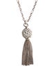 David Yurman Diamond Pave Tapestry Tassel Pendant
