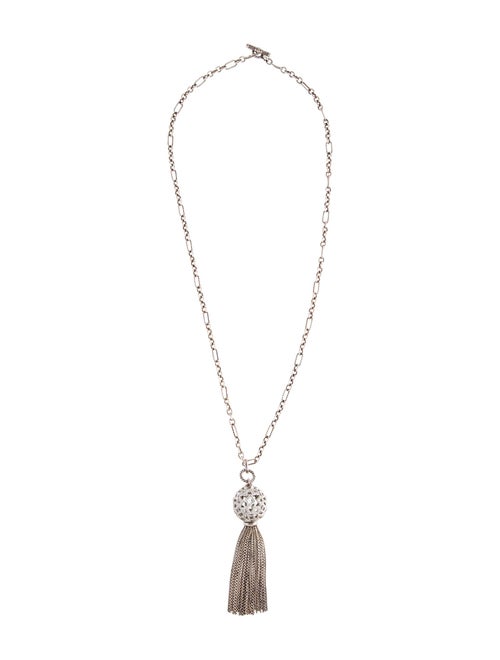 David Yurman Diamond Pave Tapestry Tassel Pendant