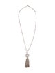 David Yurman Diamond Pave Tapestry Tassel Pendant