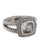 David Yurman Topaz & Diamond Petite Albion® Ring