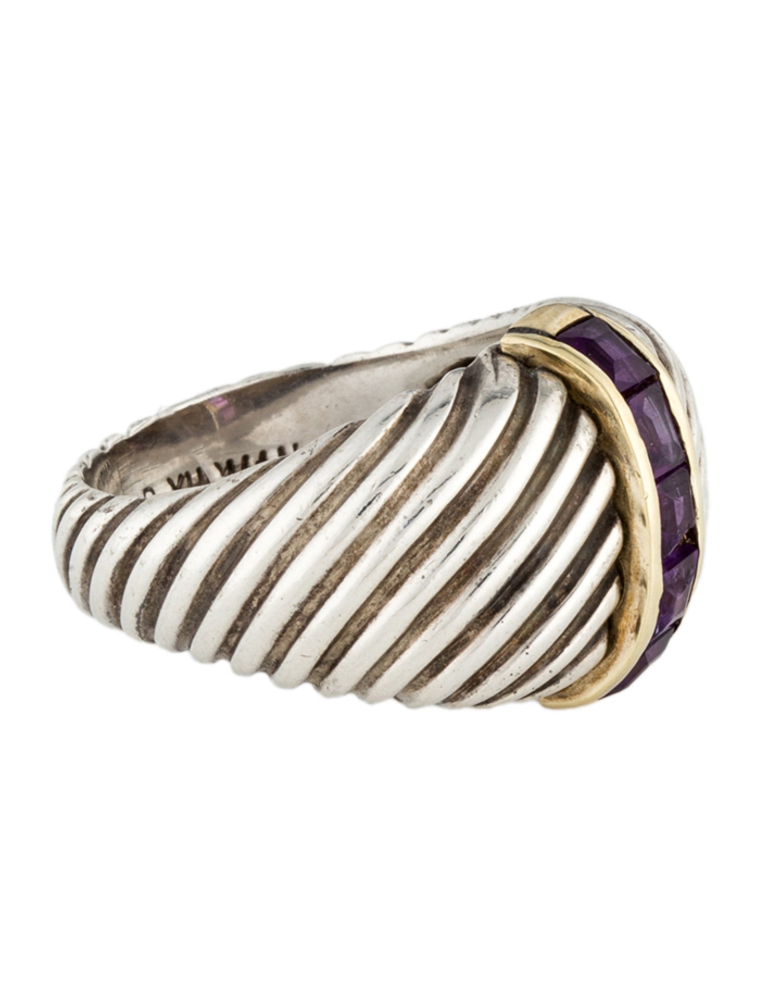 David Yurman Amethyst Renaissance Cocktail Ring
