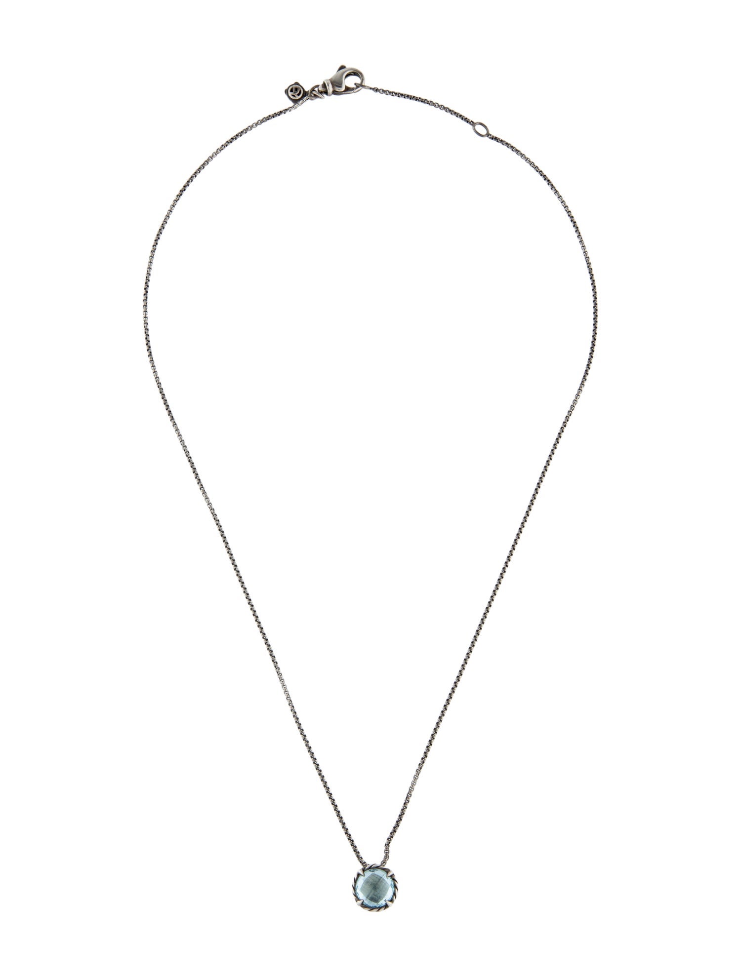 David Yurman Topaz Petite Chatelaine Pendant Necklace