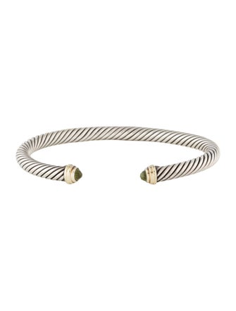 David Yurman Peridot Cable Classics Bracelet
