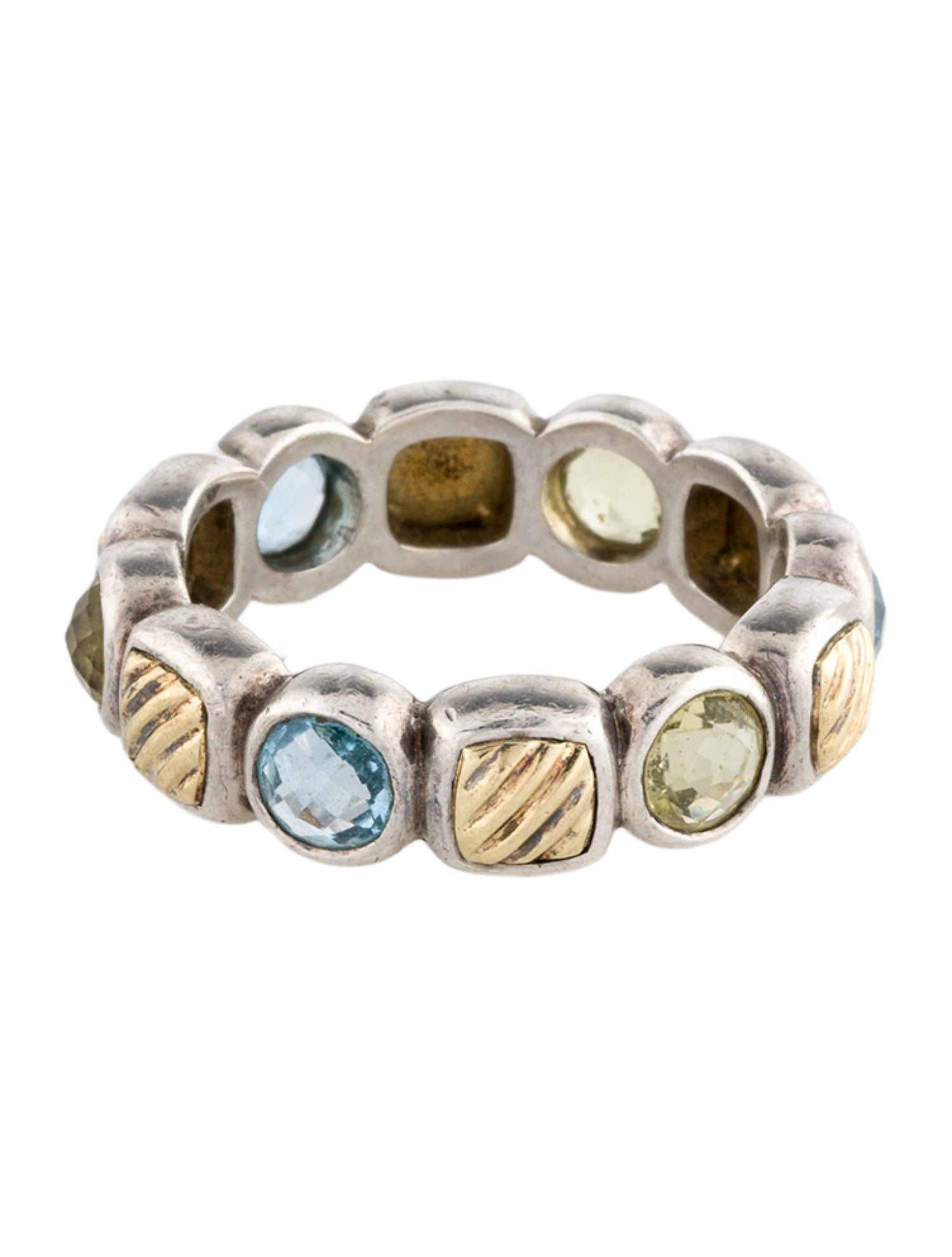 David Yurman Topaz & Quartz Confetti Band