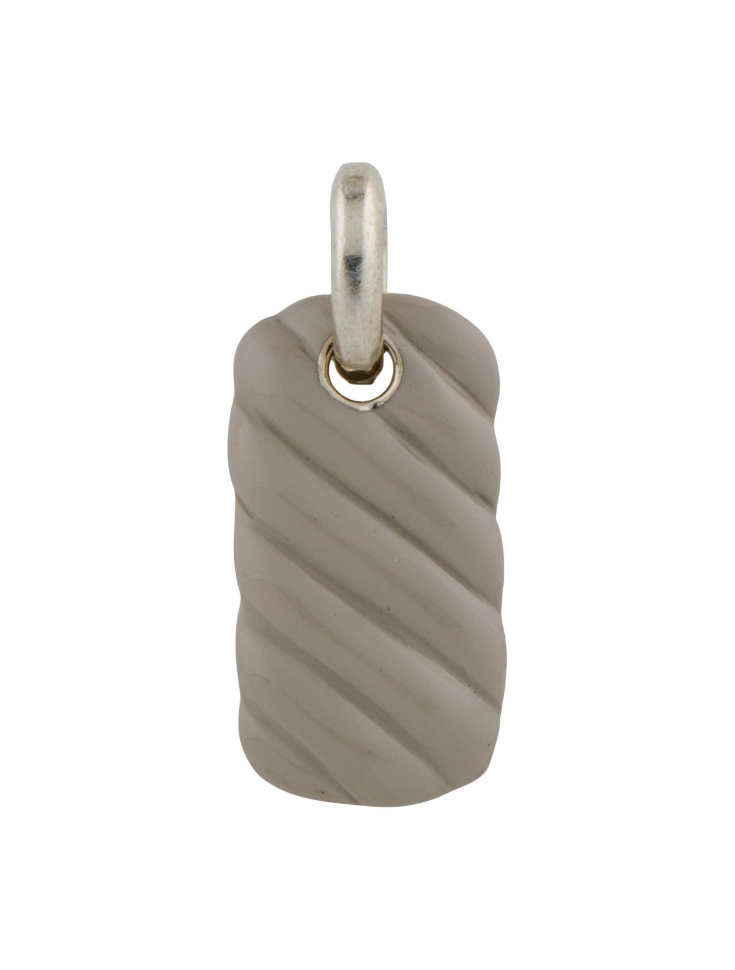 David Yurman Enamel Sculpted Cable Contour Enhancer Pendant