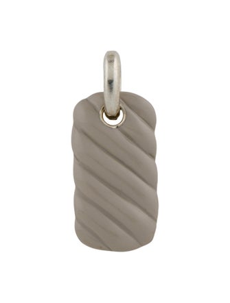 David Yurman Enamel Sculpted Cable Contour Enhancer Pendant