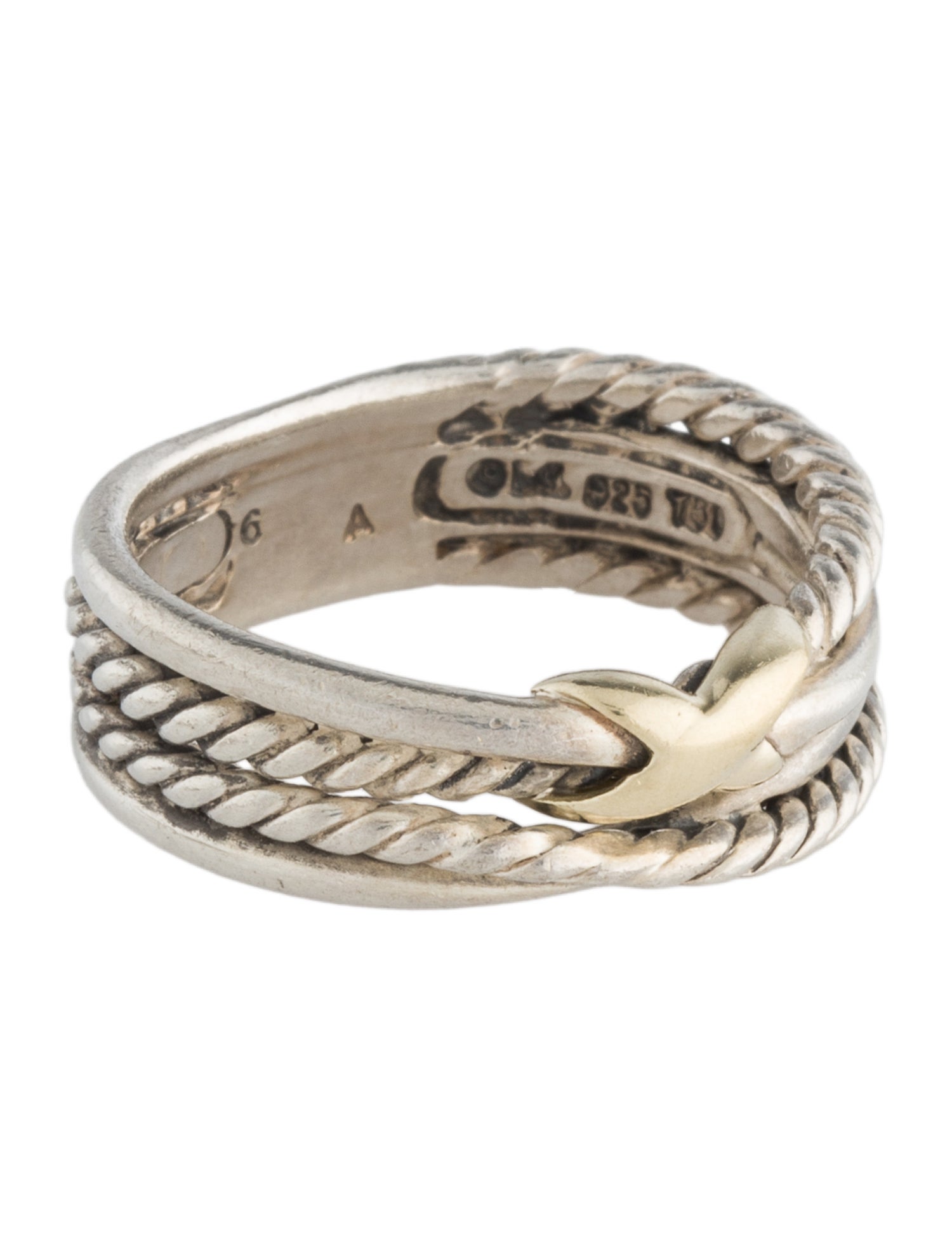 Hermès Vertige Ring - Sterling Silver Band, Rings