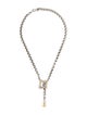 David Yurman Two-Tone Quatrefoil Wheat Chain Necklace