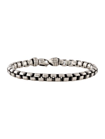 David Yurman Link Vintage Wide Box Bracelet