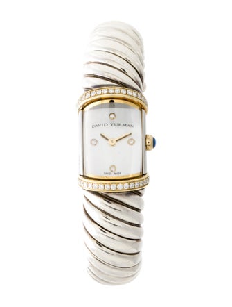 David Yurman Waverly Cable Cuff Watch