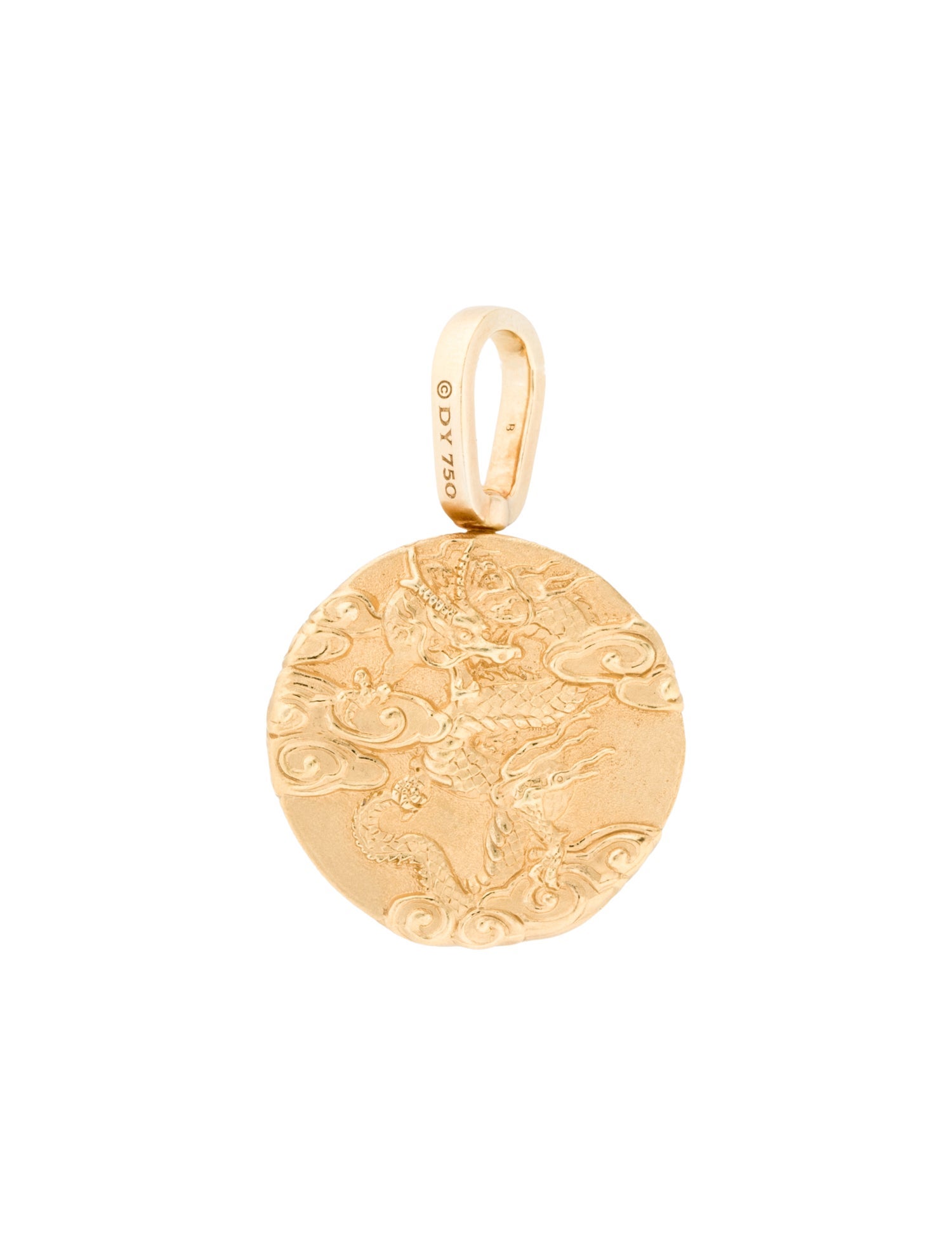 David Yurman 18K Dragon Amulet