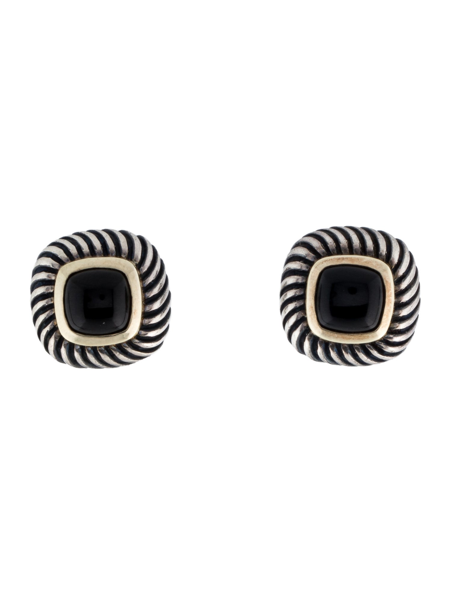David Yurman Vintage Onyx Albion Studs