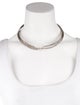 David Yurman Diamond Willow Collar Necklace