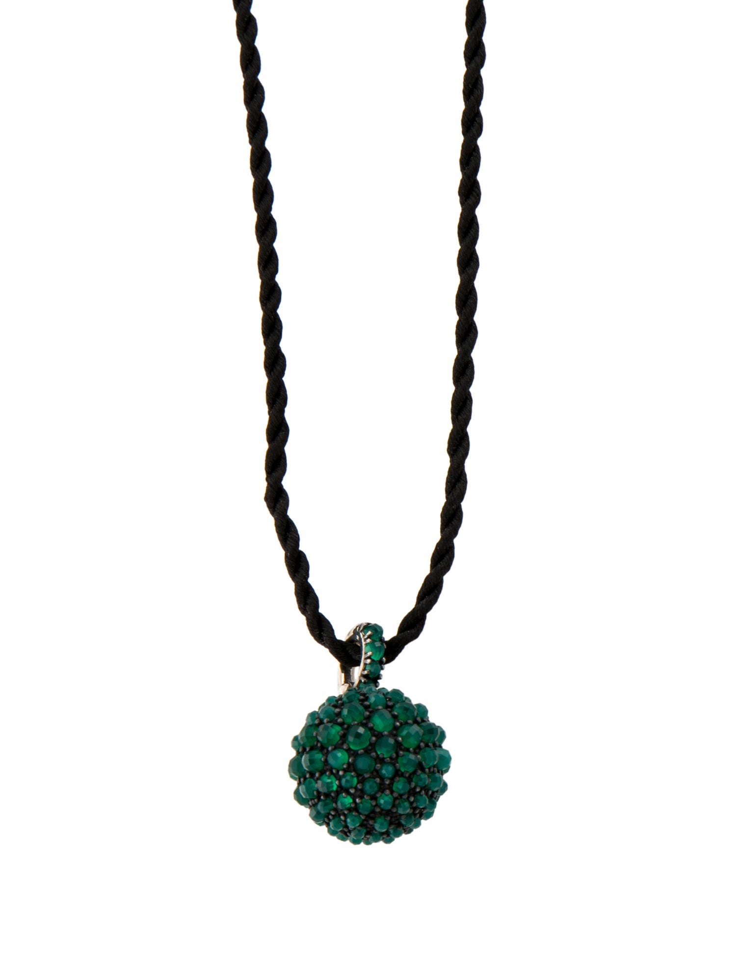 David Yurman Dyed Chalcedony Osetra Pendant Necklace
