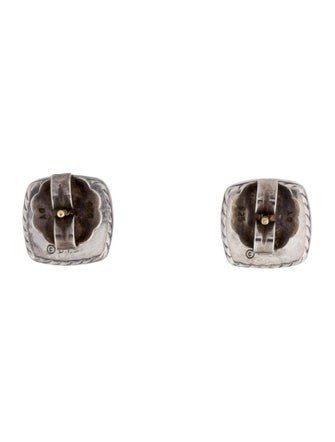 David Yurman Onyx & Diamond Albion Studs