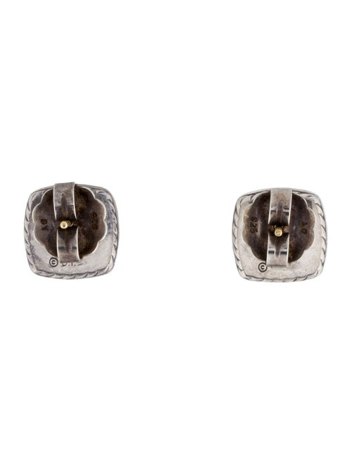 David Yurman Onyx & Diamond Albion Studs