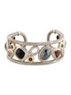 David Yurman Diamond & Multistone Mosaic Cuff Bracelet
