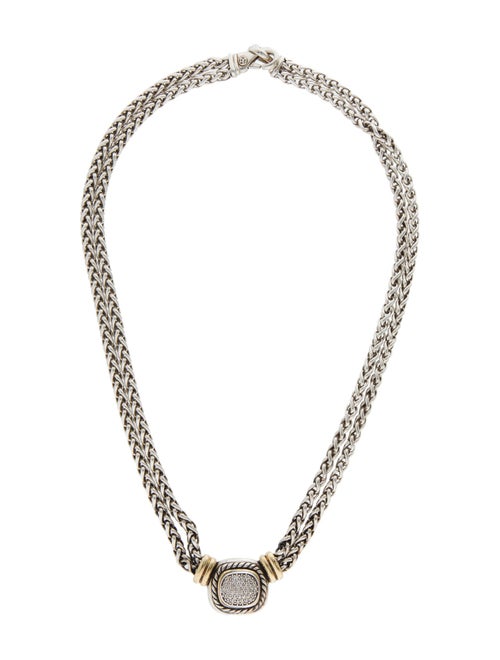 David Yurman Diamond Two-Tone Double Choker