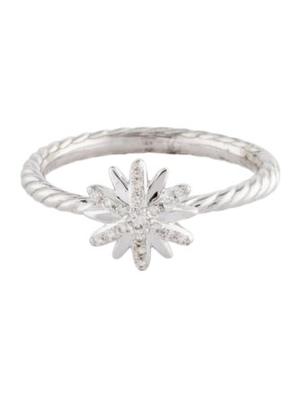 David Yurman Diamond Petite Starburst Cocktail Ring