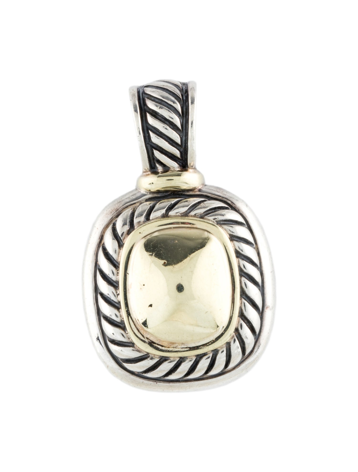 David Yurman Two-Tone Albion Enhancer Pendant