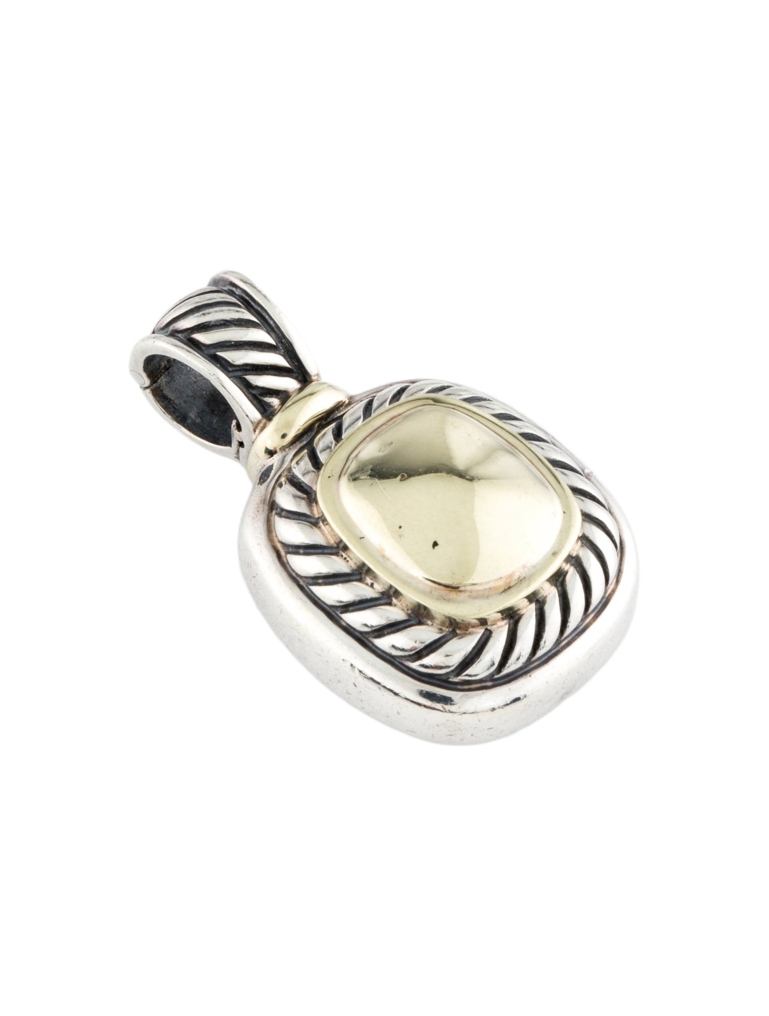 David Yurman Two-Tone Albion Enhancer Pendant