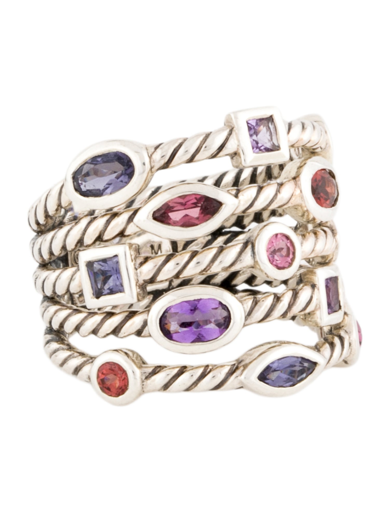 David Yurman Multistone 5-Row Confetti Band