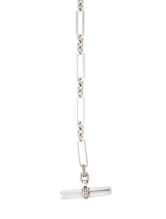 David Yurman Diamond Lexington Y Chain Necklace
