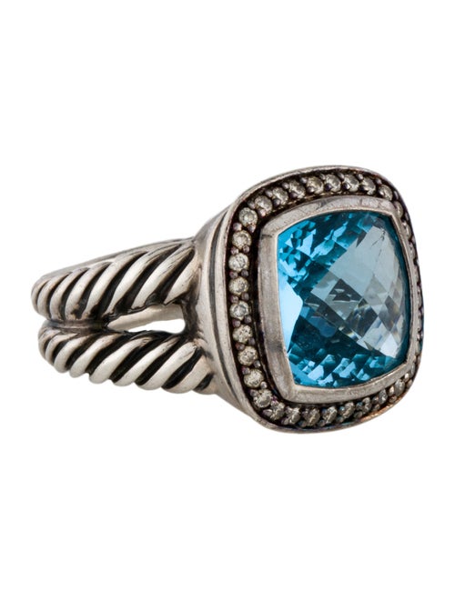 David Yurman Topaz & Diamond Albion Ring