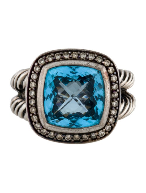 David Yurman Topaz & Diamond Albion Ring