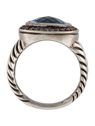 David Yurman Topaz & Diamond Albion Ring