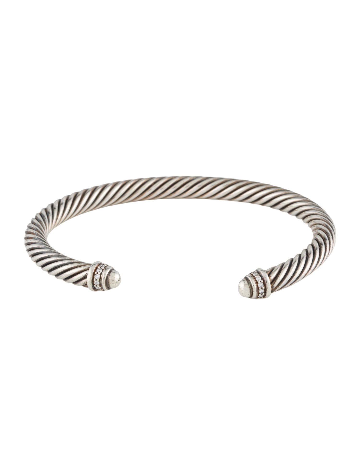 David Yurman Diamond Classic Cable Bracelet
