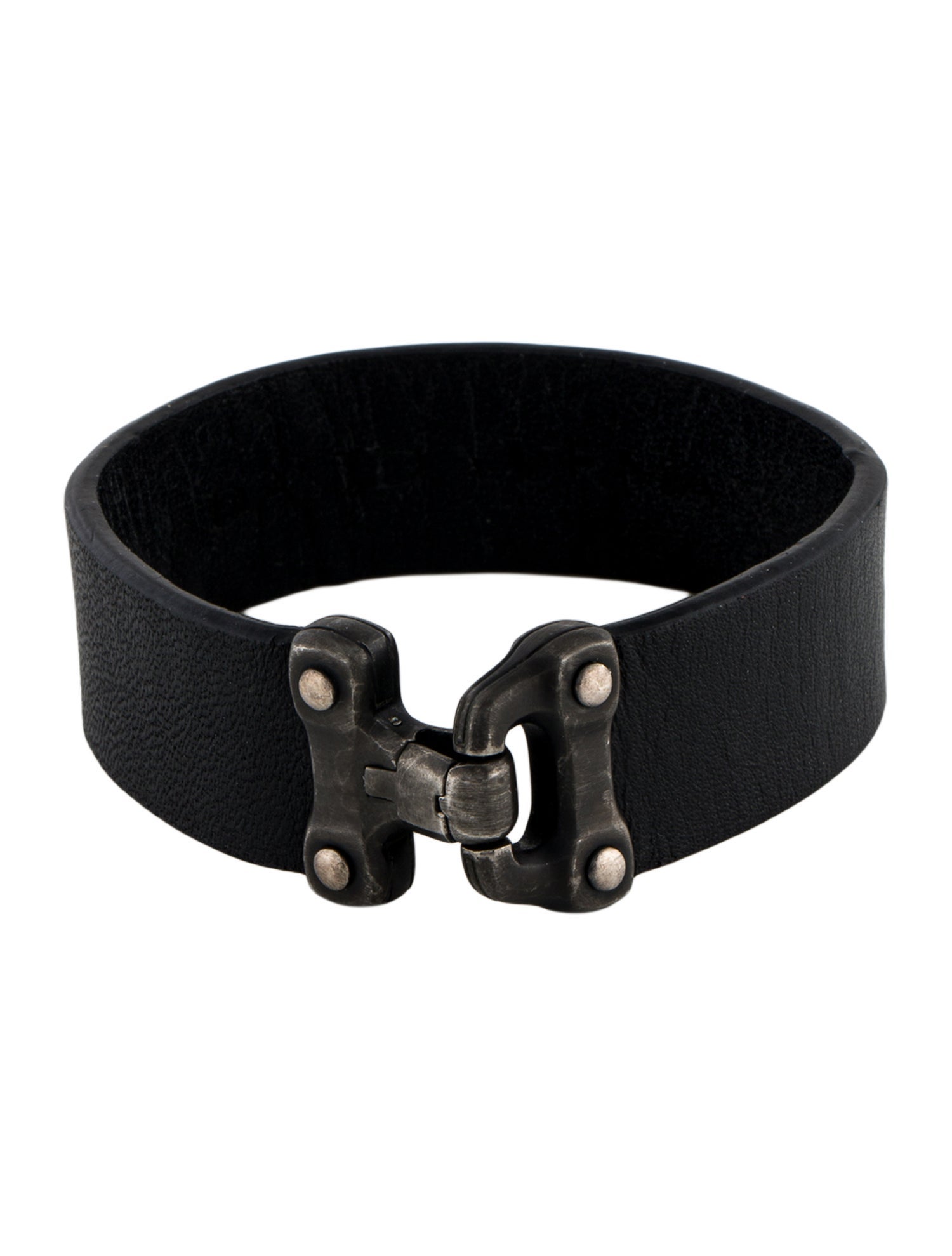 David Yurman Leather Anvil Bracelet