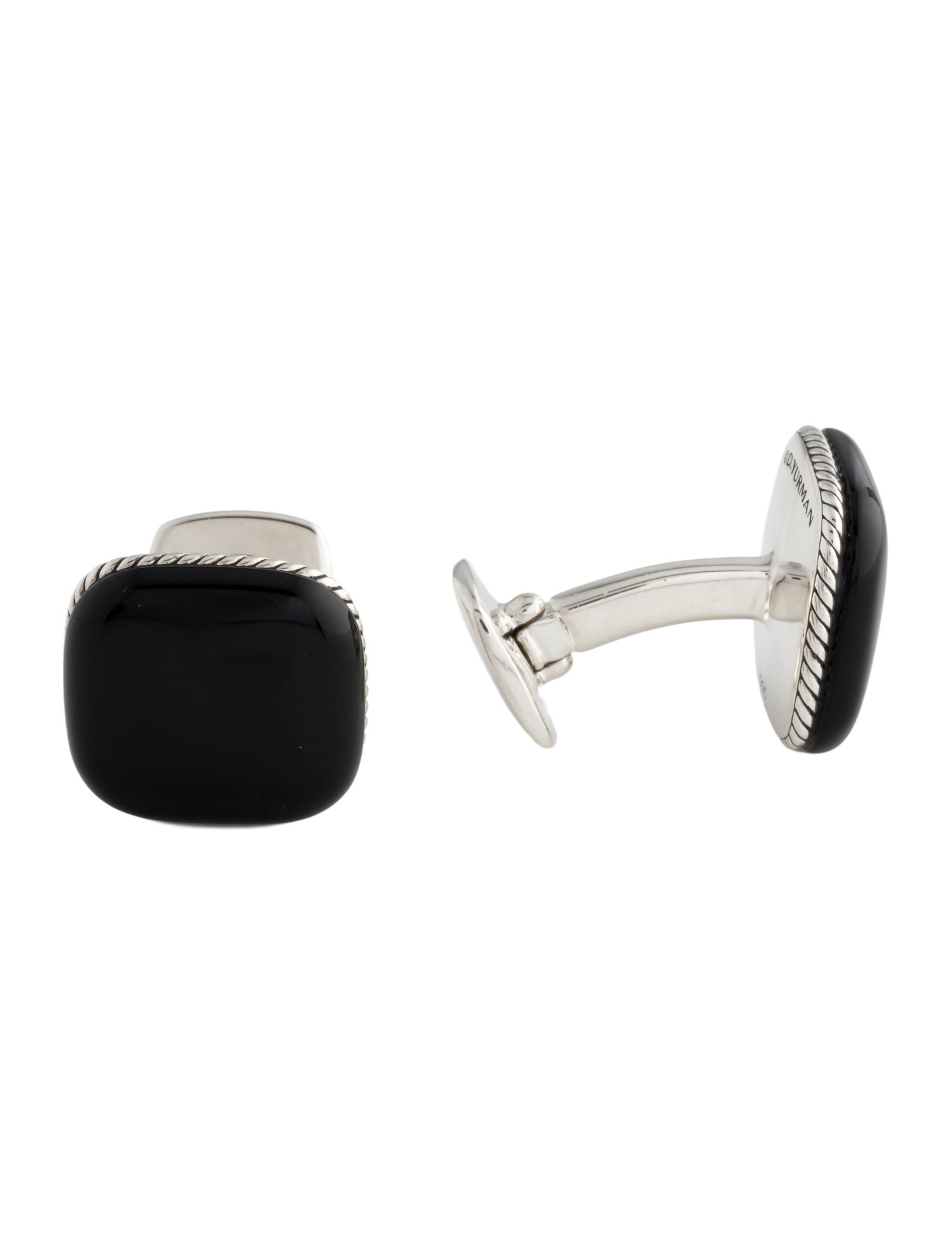 David Yurman Onyx Streamline® Cushion Cufflinks