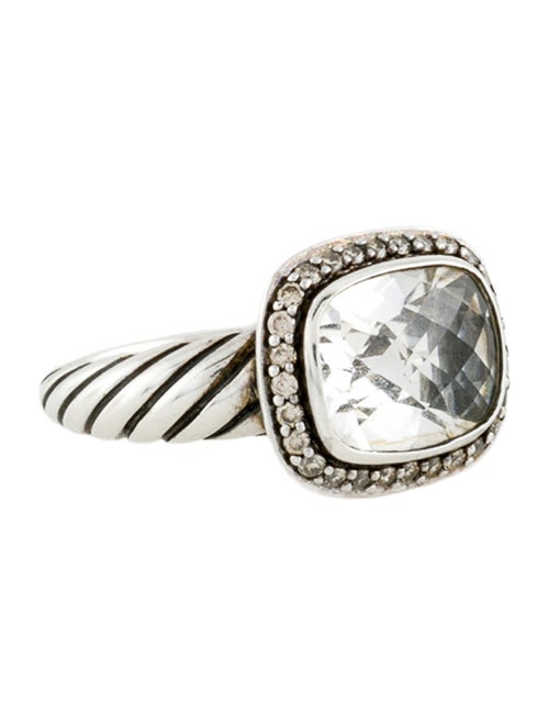 David Yurman Topaz & Diamond Noblesse Cocktail Ring
