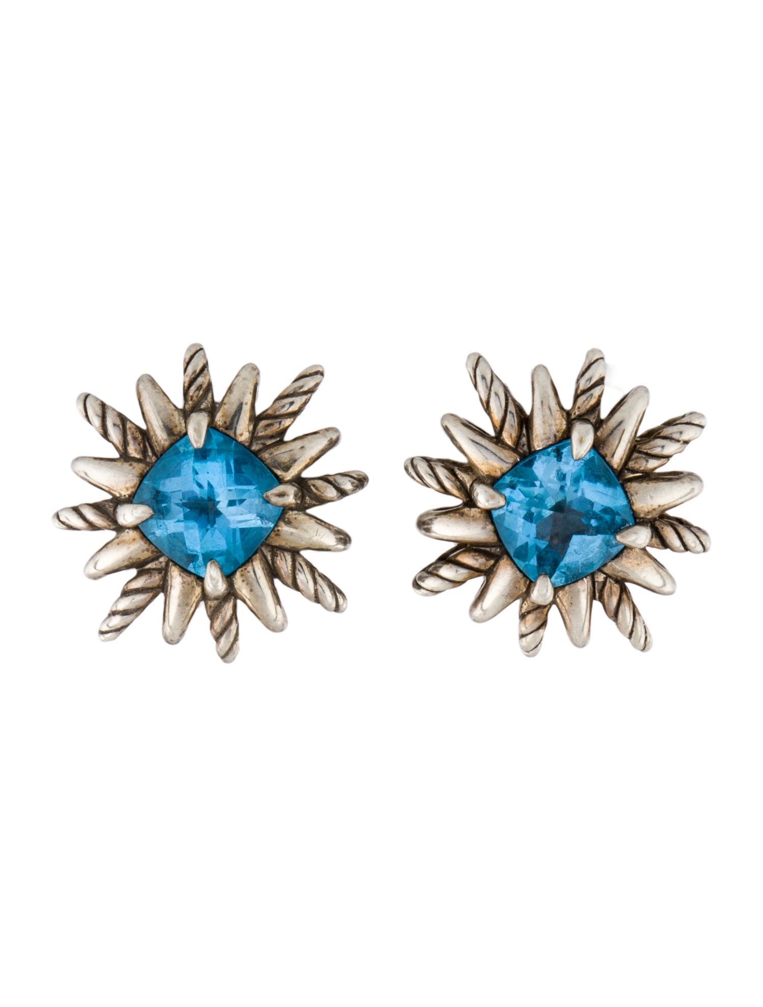 David Yurman Topaz Starburst Studs