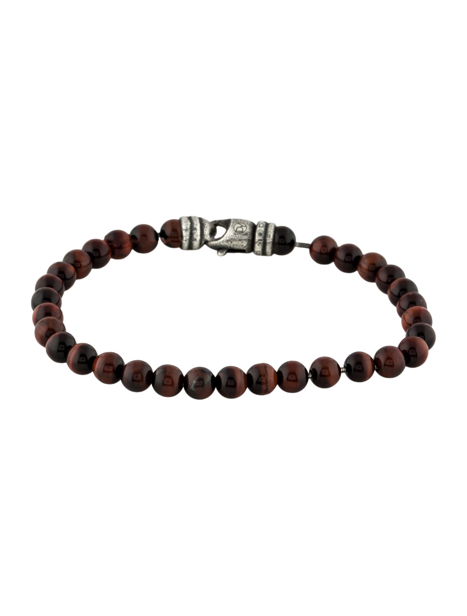 David Yurman Tiger's Eye Quartz Spiritual Beads Bracelet